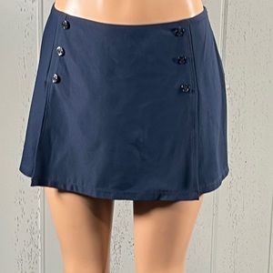 *Tommy Hilfiger Women’s Navy Blue Swim Skirt Sz M1